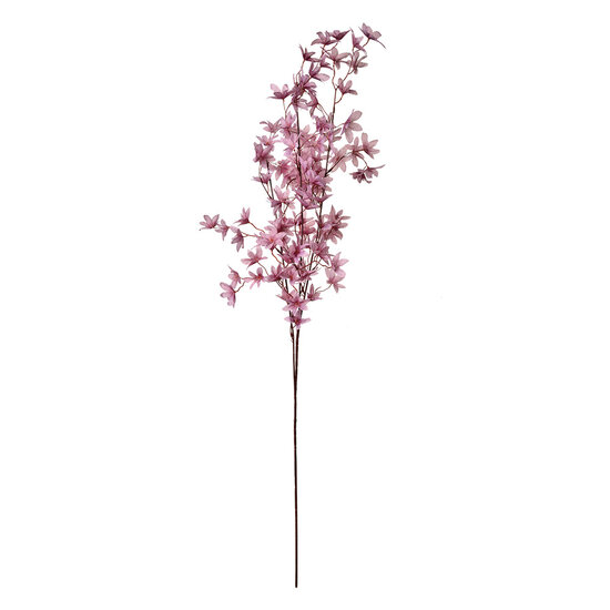 Clayre & Eef | Decoratie tak met bloemen Paars 15x7x112 cm | 5PL0136PA