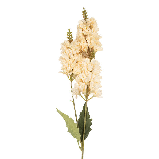 Clayre & Eef | Decoratie tak met bloemen Beige Groen 10x7x74 cm | 5PL0190BE