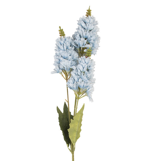 Clayre & Eef | Decoratie tak met bloemen Blauw Groen 10x7x74 cm | 5PL0190BL