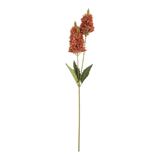 Clayre & Eef | Decoratie tak met bloemen Bordeaux Groen 10x7x74 cm | 5PL0190BU