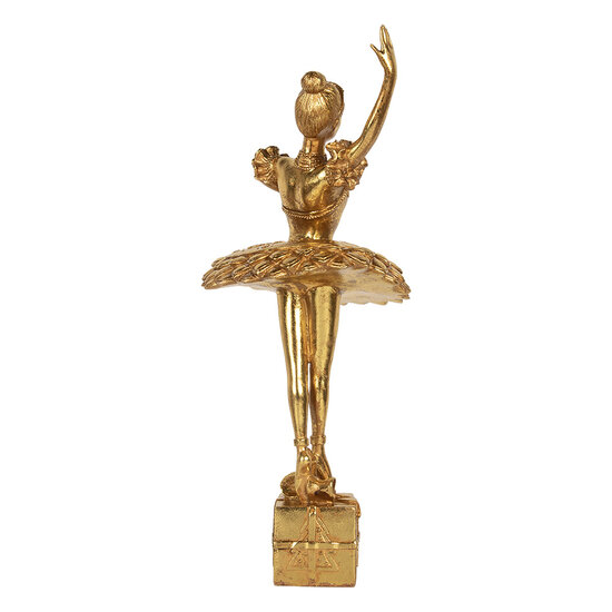 Clayre & Eef | Decoratie Ballerina Goudkleurig 20x17x45 cm | 6PR5418