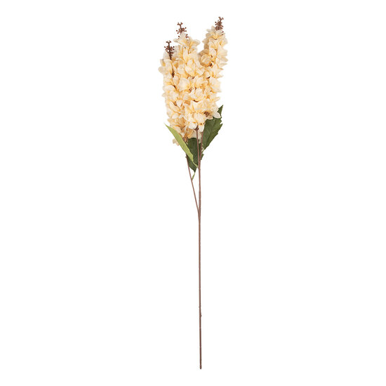 Clayre & Eef | Decoratie tak met bloemen Beige Groen 8x6x85 cm | 6PL0398BE
