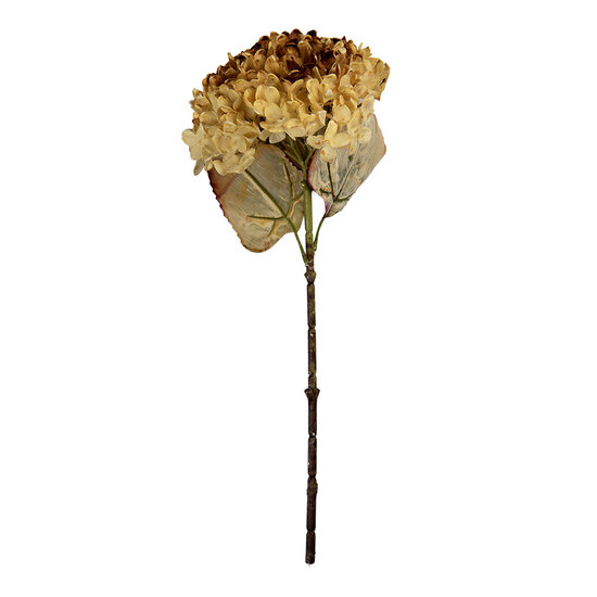 Clayre &amp; Eef   | Decoratie tak met bloemen Beige Groen 15x15x47 cm | 6PL0404CR