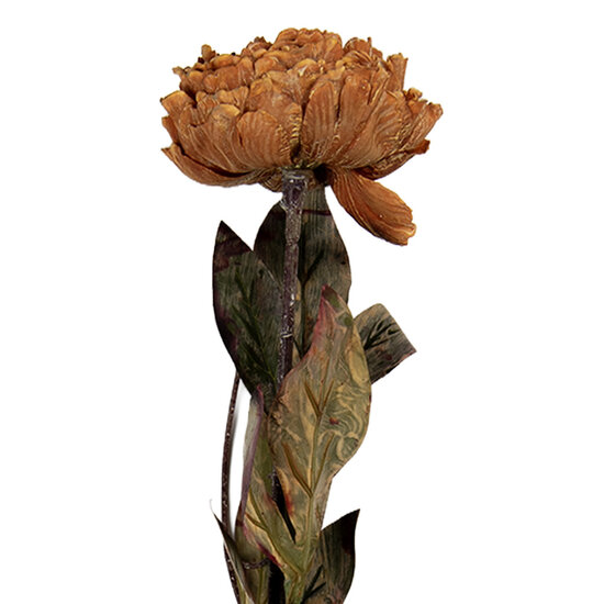 Clayre & Eef | Kunstbloem Bruin Groen 10x10x65 cm | 6PL0405BR