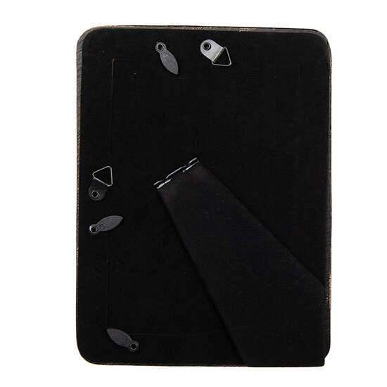 Clayre &amp; Eef   | Fotolijst Zwart Goudkleurig 15x2x20 cm / 10x15 cm | 2F1284