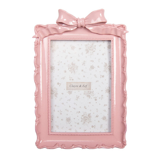 Clayre & Eef | Fotolijst Roze 15x4x21 cm / 10x15 cm | 2F1286