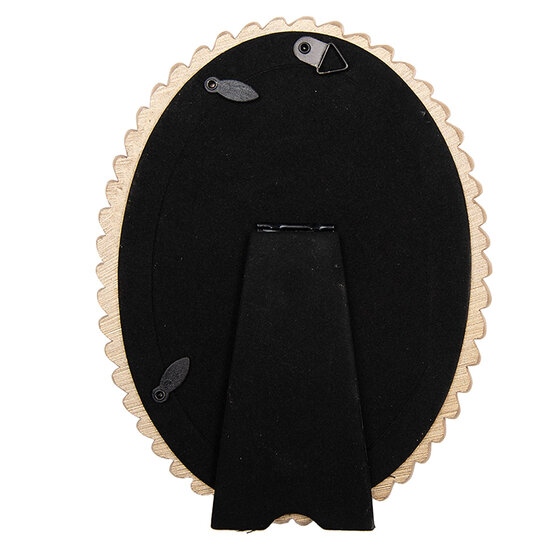 Clayre & Eef | Fotolijst Goudkleurig Wit 15x2x20 cm / 10x15 cm | 2F1288