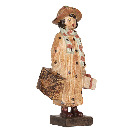 Clayre & Eef | Decoratie Kind Bruin Beige 14x9x27 cm | 6PR5555