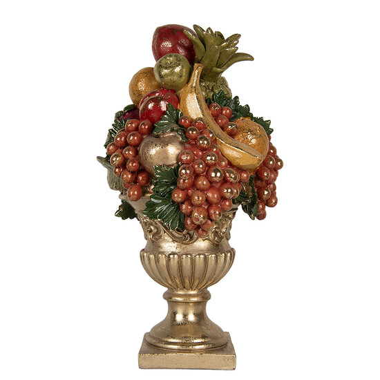 Clayre & Eef | Decoratie Fruitschaal Goudkleurig 25x24x44 cm | 6PR5585