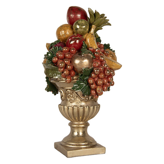 Clayre & Eef | Decoratie Fruitschaal Goudkleurig 25x24x44 cm | 6PR5585