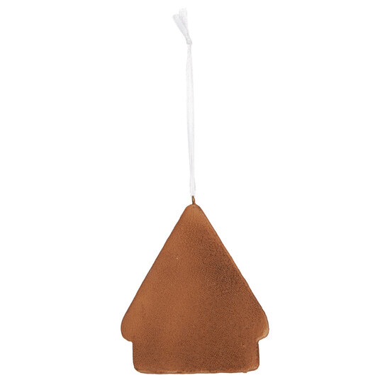 Clayre & Eef | Decoratie hanger huisje Groen Roze 9x1x10 cm | 6PR5339