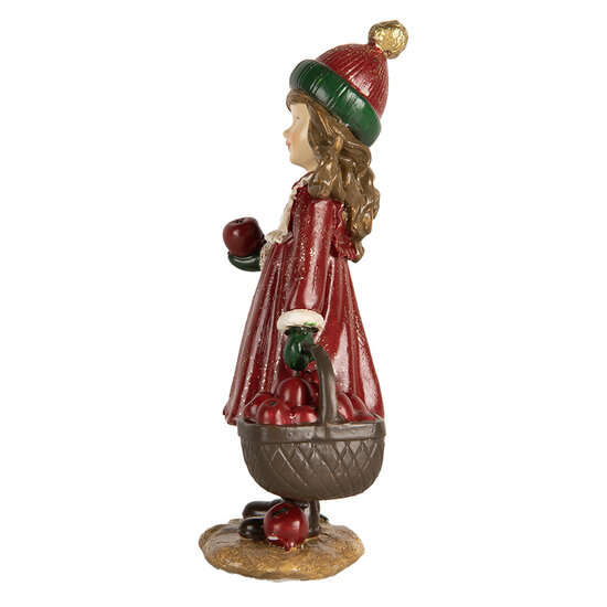 Clayre &amp; Eef   | Decoratie Kind Rood Groen 7x5x13 cm | 6PR5680