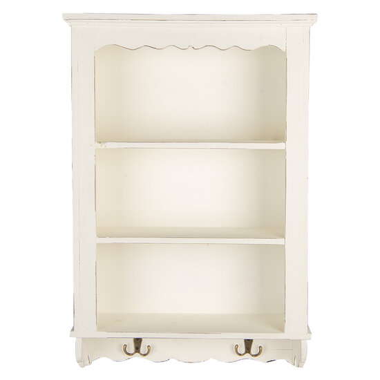 Clayre & Eef | Wandkastje Wit 45x16x67 cm | 5H0742