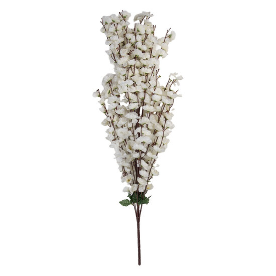 Clayre & Eef | Decoratie tak met bloemen Beige Groen 15x10x100 cm | 5PL0168BE