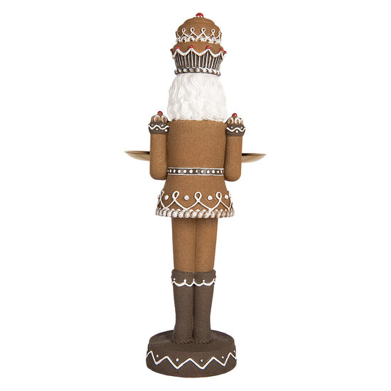 Clayre &amp; Eef   | Kerstdecoratie Notenkraker Bruin 18x15x40 cm | 6PR5400