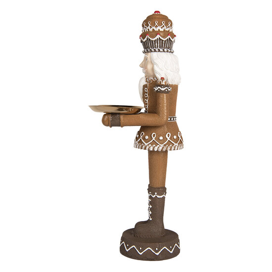 Clayre &amp; Eef   | Kerstdecoratie Notenkraker Bruin 18x15x40 cm | 6PR5400