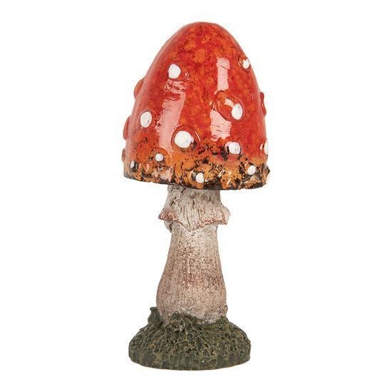 Clayre & Eef | Decoratie Paddenstoel Rood Wit ø 4x8 cm | 6PR5745