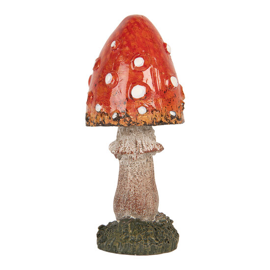 Clayre & Eef | Decoratie Paddenstoel Rood Wit ø 4x8 cm | 6PR5745