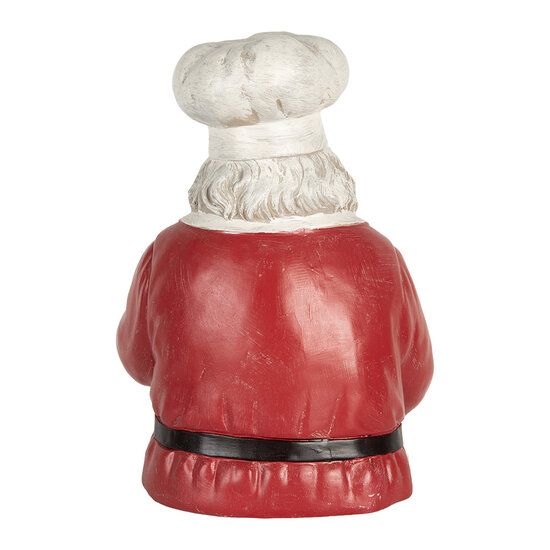 Clayre &amp; Eef   | Wijnfles houder Kerstman Rood Wit 25x25x35 cm | 6PR5750