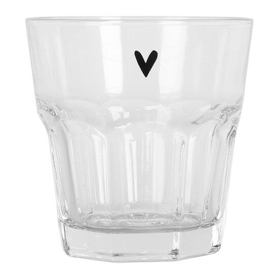 Clayre &amp; Eef   | Waterglas Transparant &oslash; 8x8 cm / 150 ml | BHSGL0011
