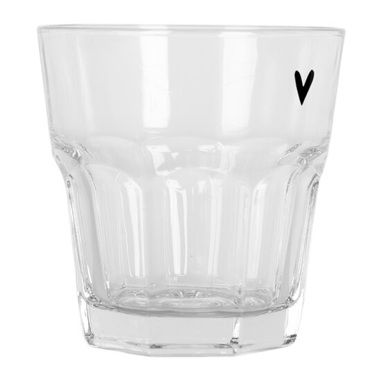 Clayre &amp; Eef   | Waterglas Transparant &oslash; 8x8 cm / 150 ml | BHSGL0011