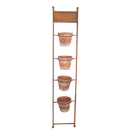 Clayre & Eef | Plantenstandaard Binnen Bruin 34*20*168 cm | 5Y0467