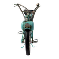 Clayre & Eef | Decoratie Miniatuur Motor Blauw 27x9x17 cm | 6Y2455