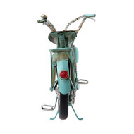 Clayre & Eef | Decoratie Miniatuur Motor Blauw 27x9x17 cm | 6Y2455