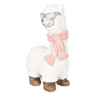 Clayre & Eef | Decoratie Lama Wit 24x16x39 cm | 6CE0993