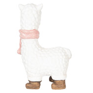 Clayre & Eef | Decoratie Lama Wit 24x16x39 cm | 6CE0993