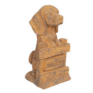 Decoratie hond 20*20*39 cm Bruin | 6TE0273 | Clayre & Eef