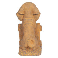 Decoratie hond 20*20*39 cm Bruin | 6TE0273 | Clayre & Eef