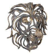 Decoratie leeuwen hoofd 42*23*46 cm Bruin | 6PR2811 | Clayre & Eef 1