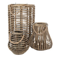 Lantaarn ø 34*50 cm Grijs | 6RO0466L | Clayre & Eef 2