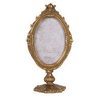 Fotolijst 14*9*26 cm / 10*15 cm Goudkleurig | 2F0663 | Clayre & Eef