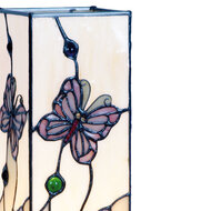 Tafellamp Tiffany 12*12*35 cm E14/max 1*25W Meerkleurig | 5LL-9301 | Clayre & Eef 1