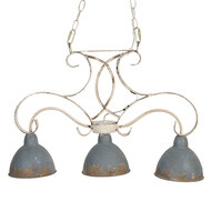 Hanglamp 60*15*42 cm E27/max 1*60W Grijs | 5LMP307 | Clayre & Eef