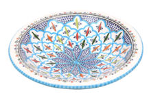 Turquoise blue fine salade serveer schaal  &Oslash; 40 cm | SOR.BC.40 | Dishes &amp; Deco