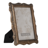 Clayre & Eef | Fotolijst Goudkleurig 17x2x22 cm / 13x18 cm | 2F0828