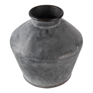Clayre & Eef | Vaas Grijs ø 39x38 cm | 6Y4291