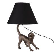 Clayre & Eef | Tafellamp Aap Bruin 29x27x43 cm E27/max 1x60W | 6LMC0035
