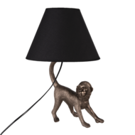 Clayre & Eef | Tafellamp Aap Bruin 29x27x43 cm E27/max 1x60W | 6LMC0035