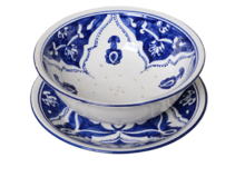 Fruit-test Blue Fond 20 cm | FT.BLF.20 | Dishes & Deco