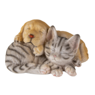 Clayre & Eef | Decoratie Beeld Kat en Hond 20x15x11 cm | 6PR3336