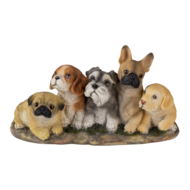 Clayre & Eef | Decoratie Beeld Honden 33x12x17 cm | 6PR3341