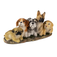 Clayre & Eef | Decoratie Beeld Honden 33x12x17 cm | 6PR3341