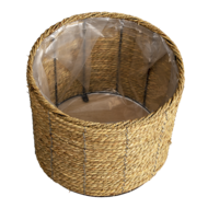 Clayre & Eef | Bloempot Binnen Bruin ø 30x23 cm | 64850