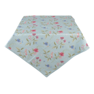 Clayre & Eef | Vierkant Tafelkleed Blauw, Groen 150x150 cm | BLW15