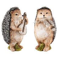 Egels met gitaar & viool set van 2 11x8x10 cm | Dekoratief | A215126 1