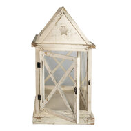 Clayre & Eef | Decoratie Kweekkasje Wit 54x35x66 cm | 5H0466